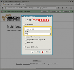 lastpass family console